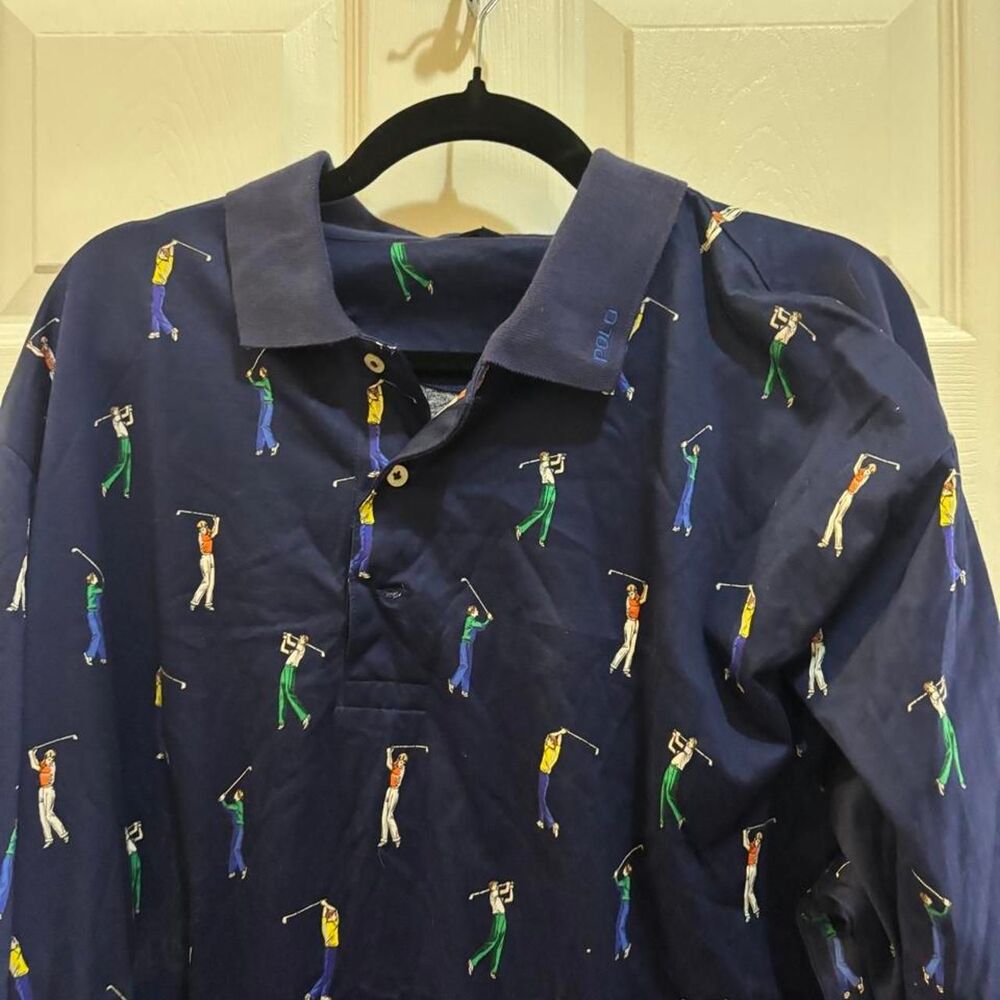 Polo-ralph-lauren Men's Navy and Blue Polo-shirts